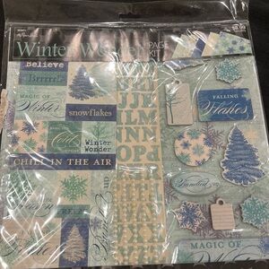 The Paper Studio 2013 Winter Wonderland Scrapbook Page Kit